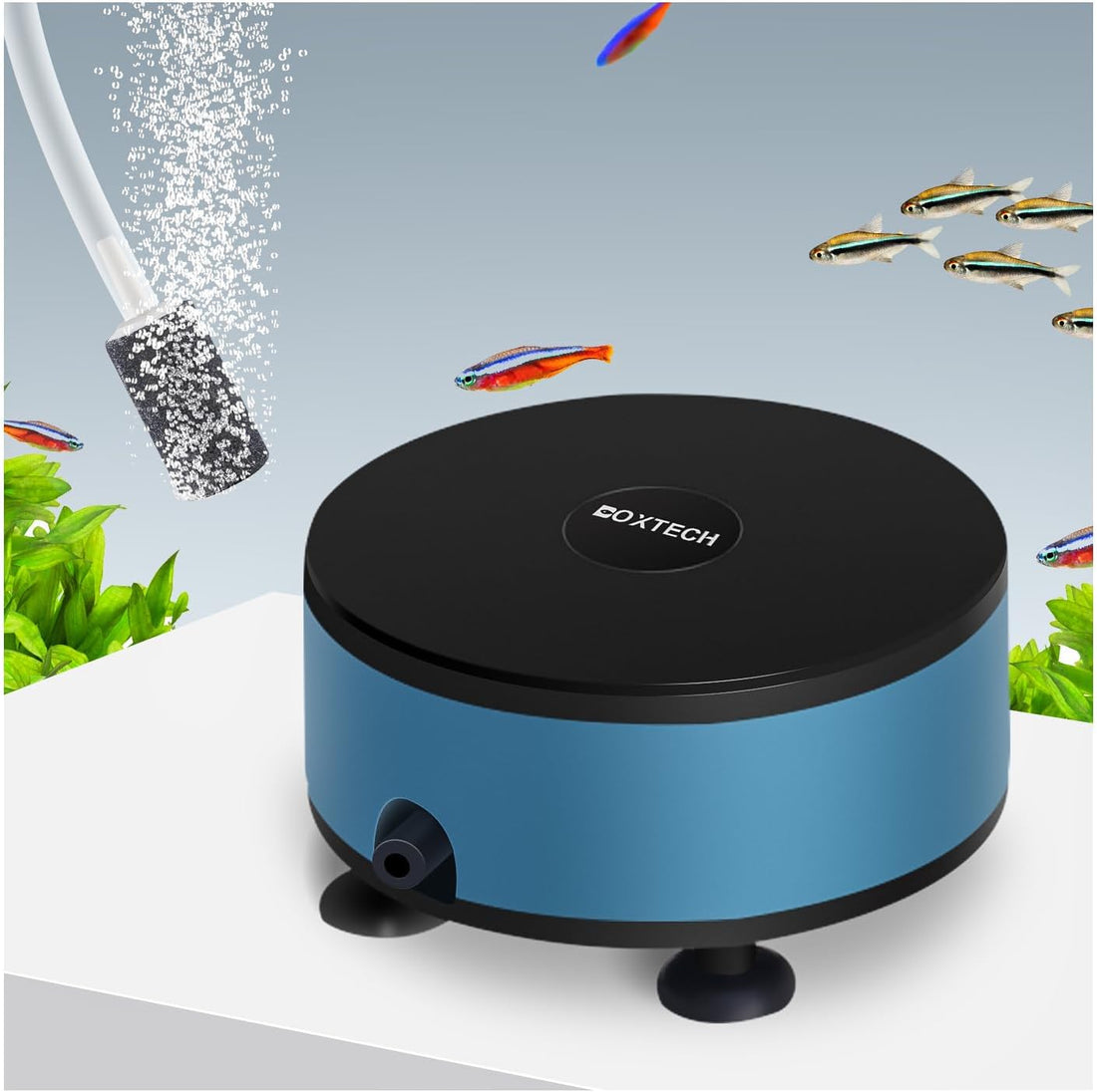 UPETTOOLS Mini USB Aquarium Air Pump, Quiet Fish Tank Oxygen Pump