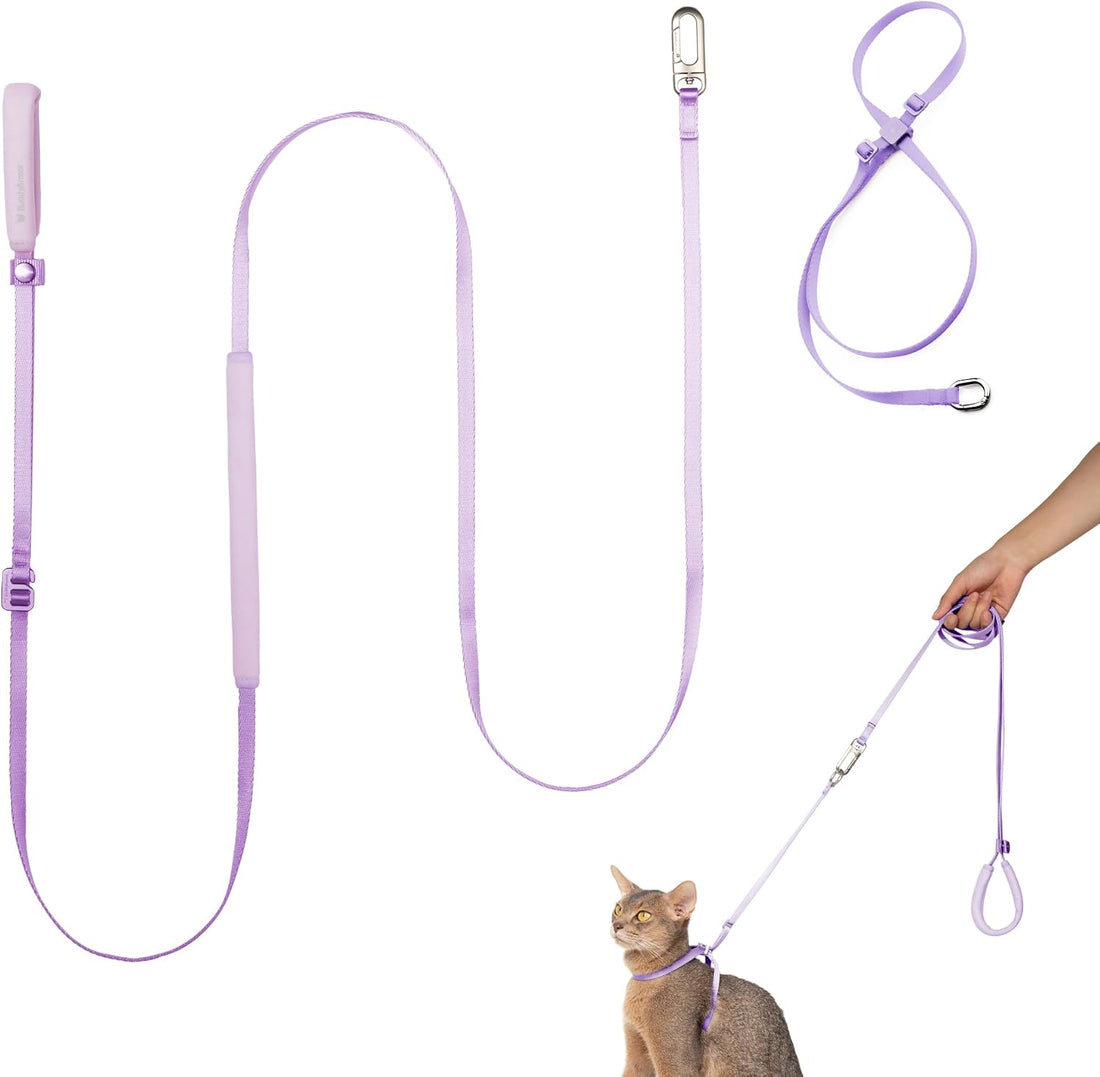 Escape Proof Cat Harness and Lightweight Leash Set