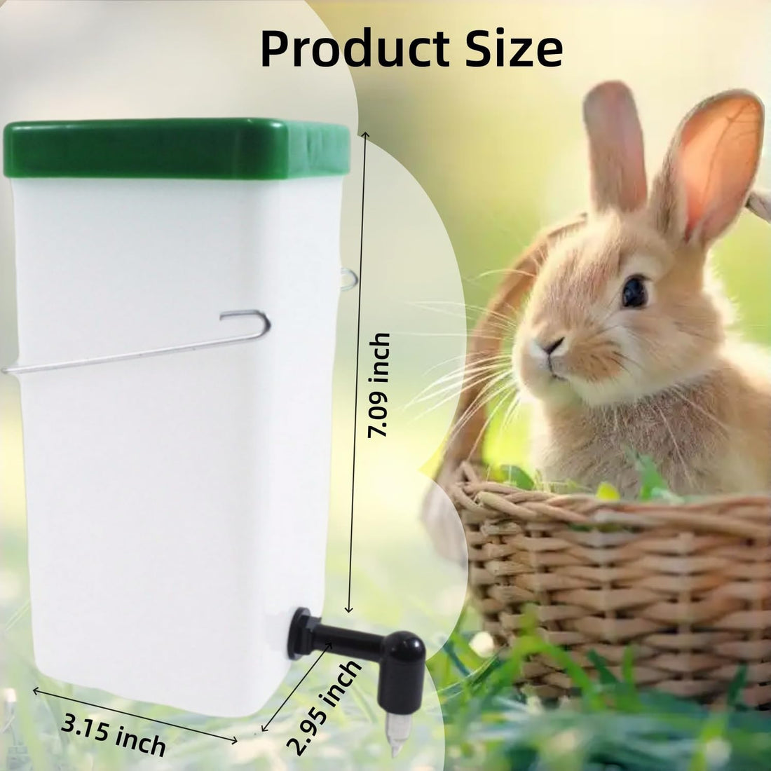 4Pack Rabbit Water Bottle for Cage