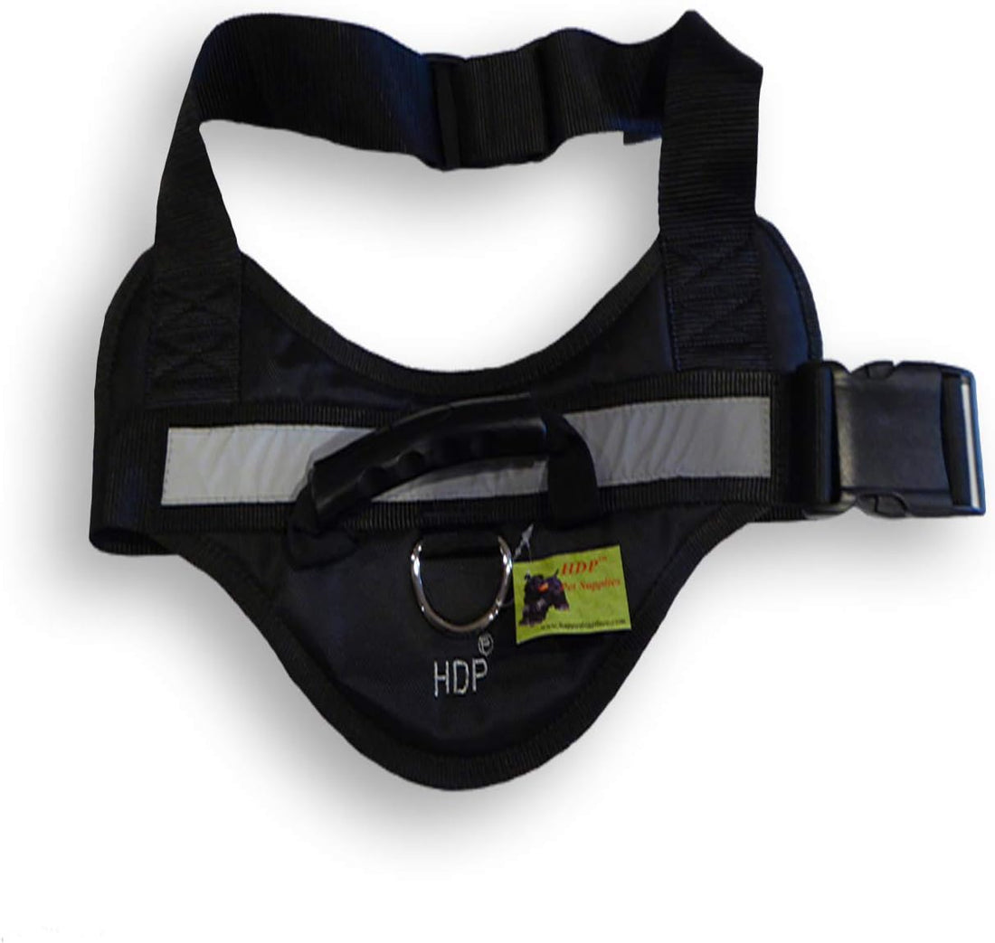 HDP Big Dog Soft No Pull Harness Size:Large Color:Black