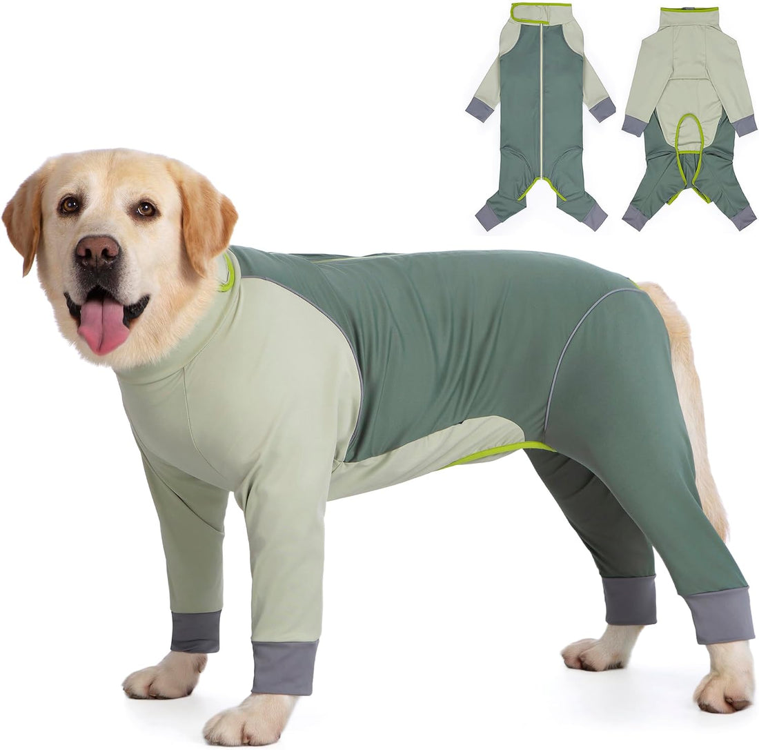 Dog Onesie Coat - Water-Repellent & Stretchable
