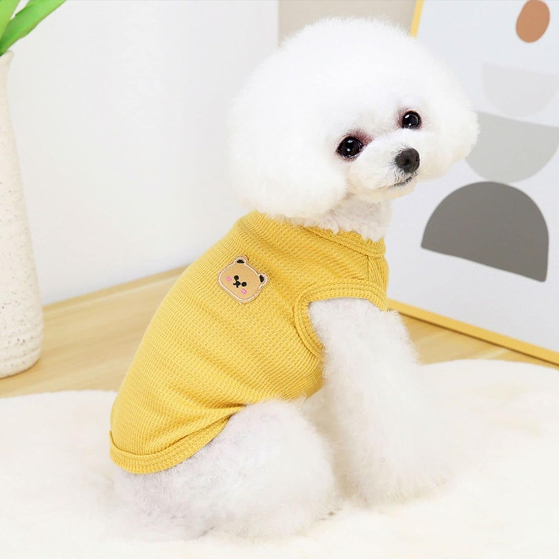 BIECWIAY Cotton Dog Shirt Summer Lightweight Pet T-Shirts Soft