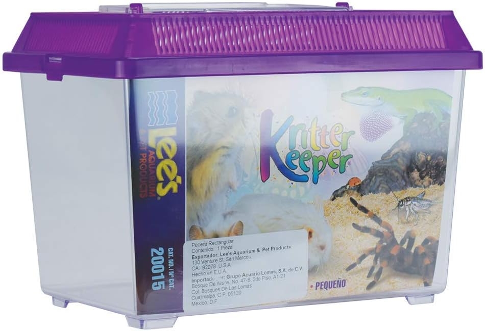 Lee's Kritter Keeper, Rectangle with Lid - Small, Assorted Colors