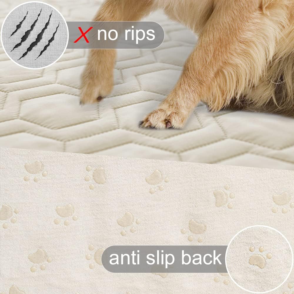 Tcksstex Waterproof and Anti-Slip Dog Bed Cover and Pet Blanket Sofa