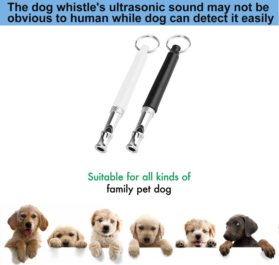Dog Whistle,Adjustable Frequency Silent Dog Training Whistle to Stop