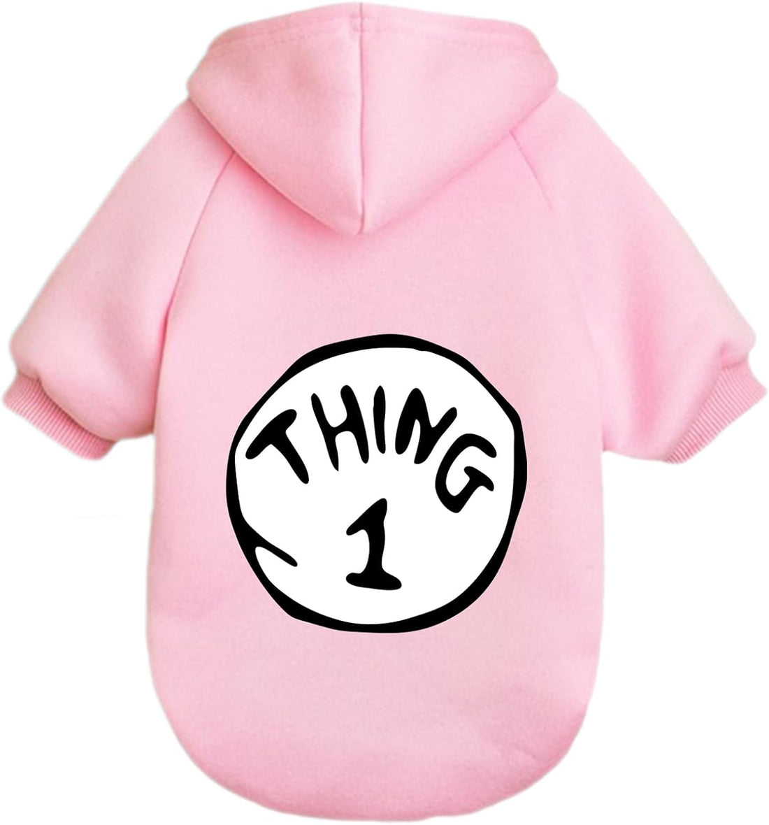 Dog Hoodie Pet Clothes for Small Dogs Thing 1 Printed Hoodies Medium