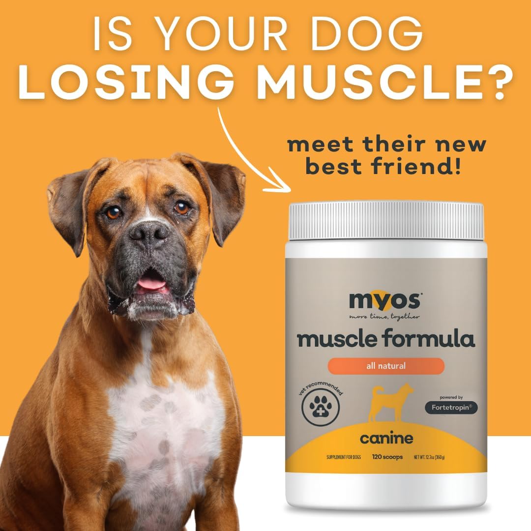 MYOS Canine Muscle Formula - All-Natural Muscle Building Supplement