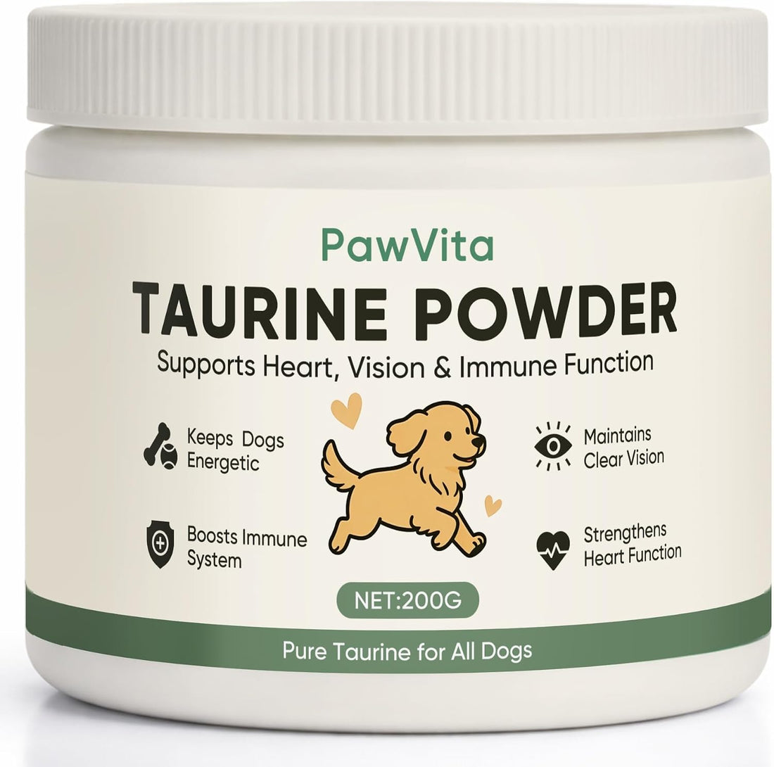 PawVita Pure Taurine Powder, Taurine Supplement for Dogs