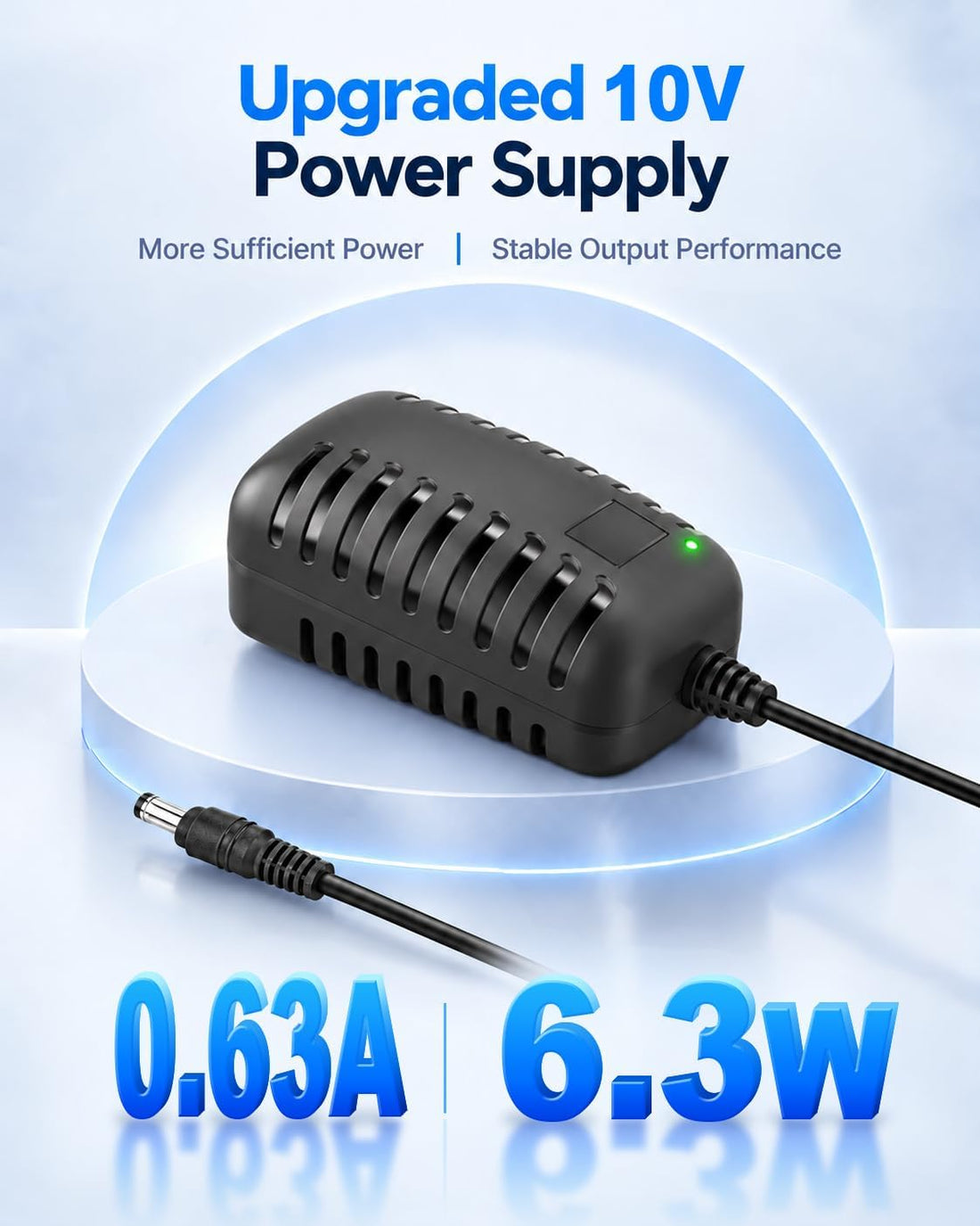 10V 0.63A Power Adapter Compatible with Bissell 3180 3182 3181 Stain