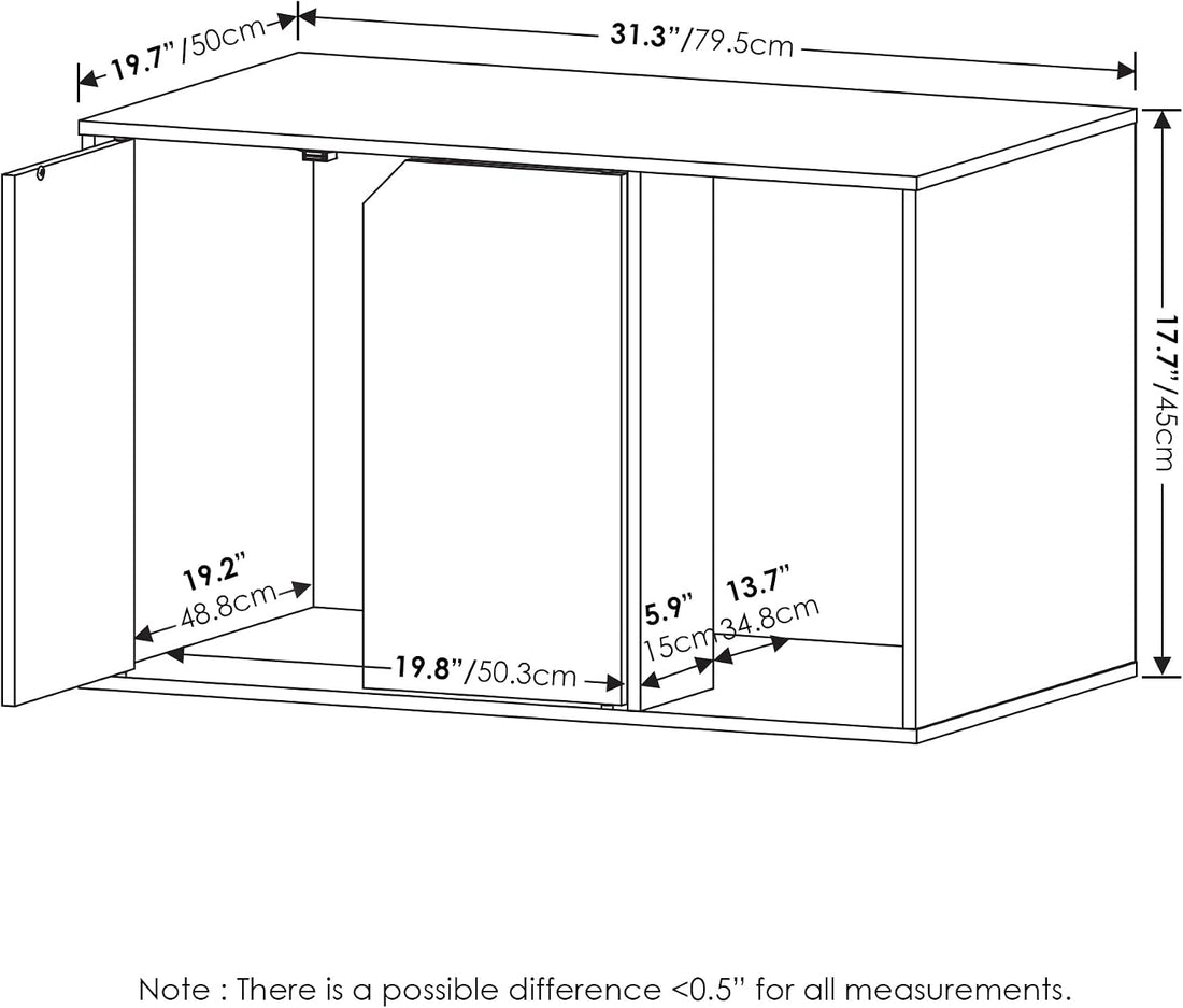 Furinno Peli Litter Box Enclosure