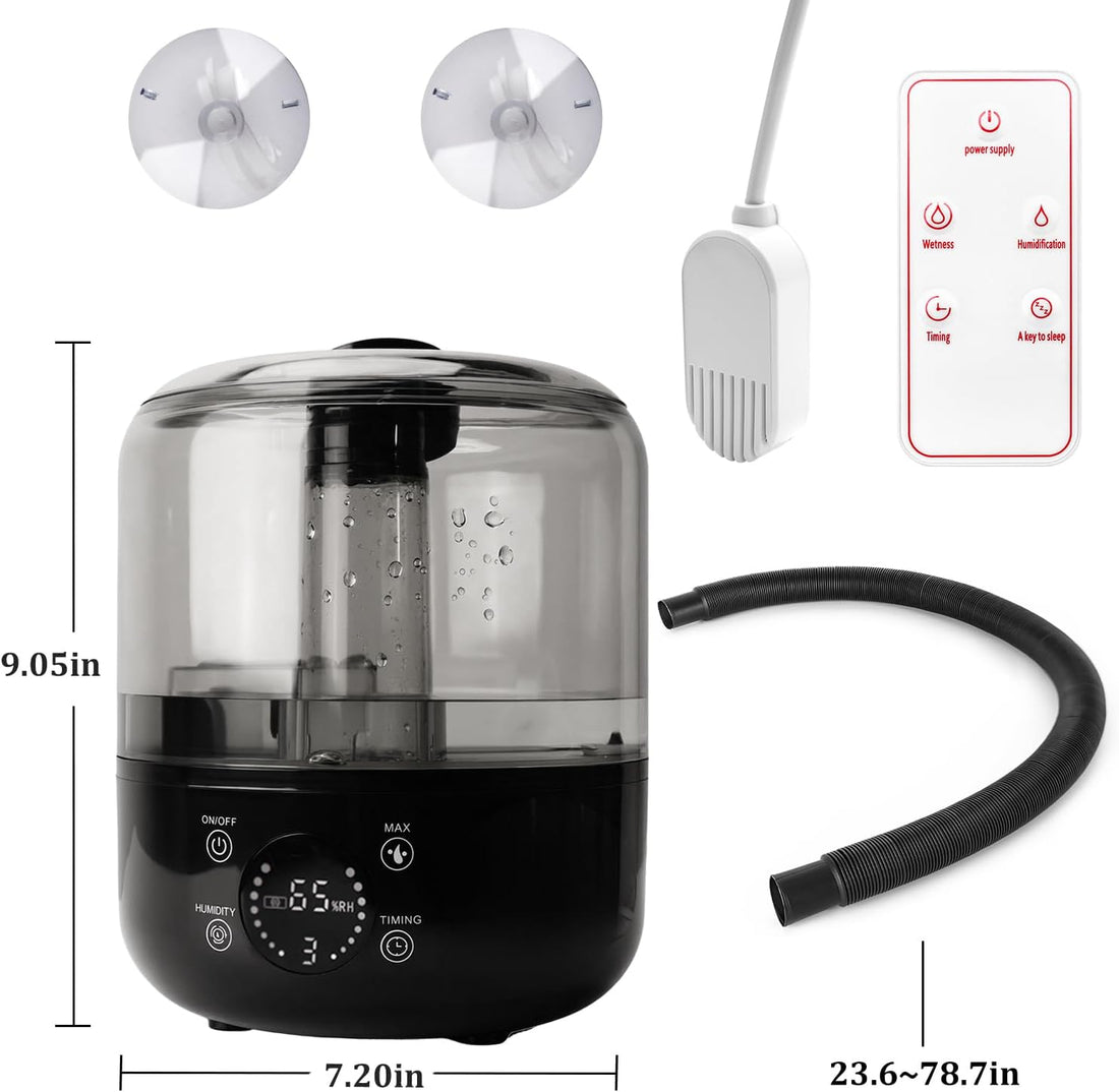 3L Reptile Fogger, Humidity Sensor, Timing System, 3 Mist Levels