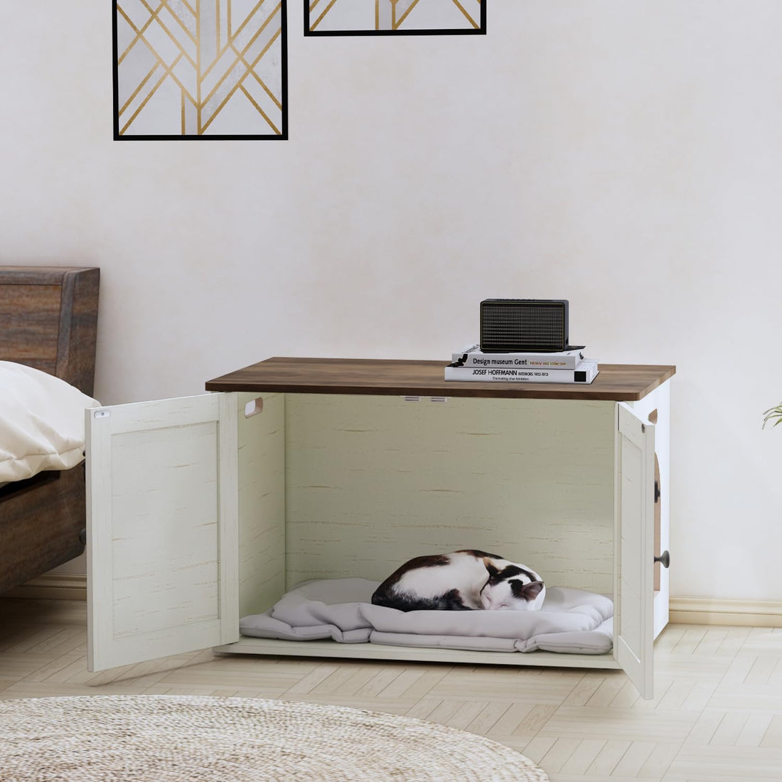 Timberer Cat Litter Box Enclosure