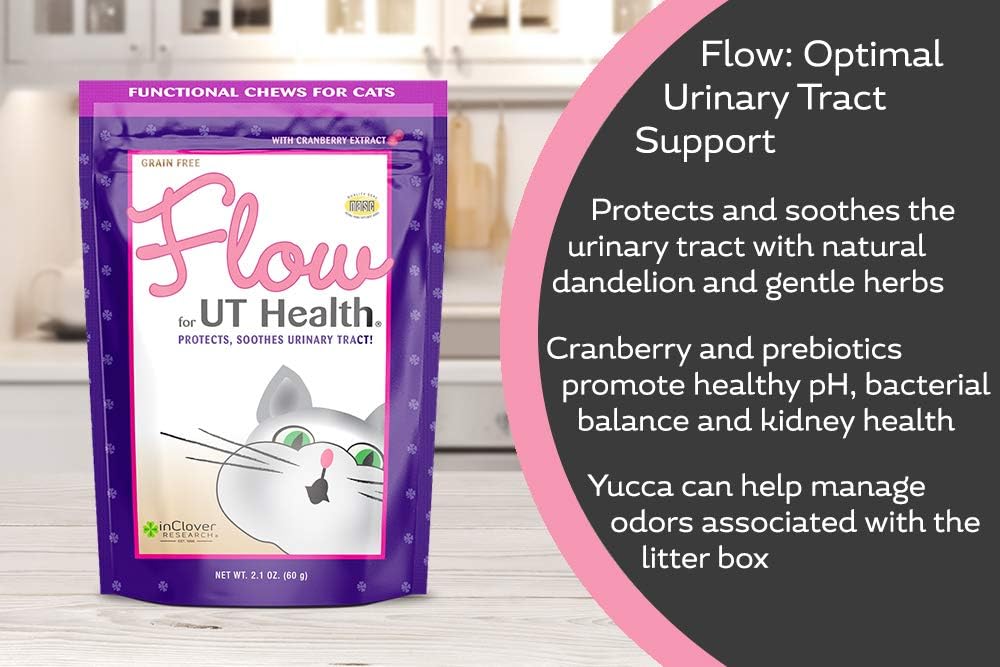 In Clover Flow Soft Chews for Daily Support for UT Health in Cats