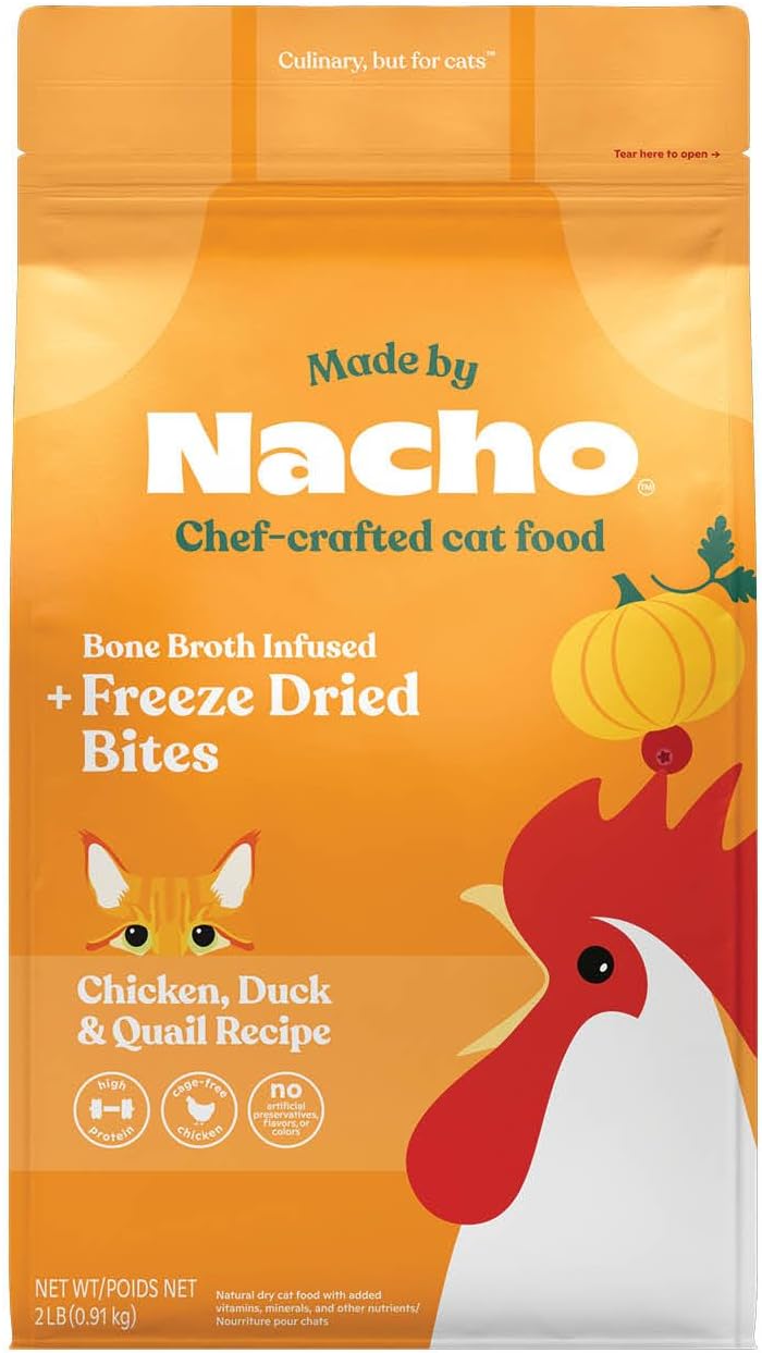 Made by Nacho Dry Cat Kibble 2lb Bag