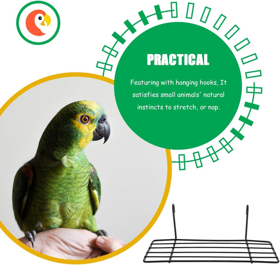 Balacoo 3 Pcs Bird Cage Stand: Metal Bird Wire Platform
