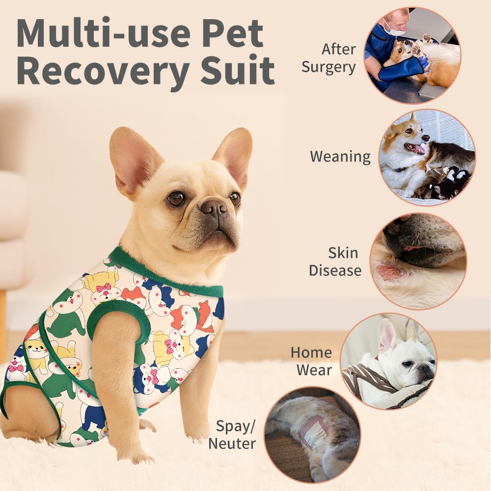 Surgery Recovery Suit for Female Male Dog
