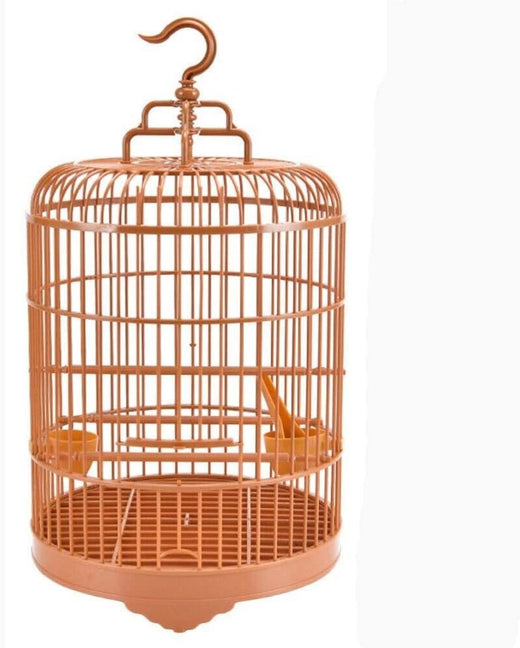 Leadigol 1PCS Plastic Round Bird Cage Assembly Pet Cage Display Cage
