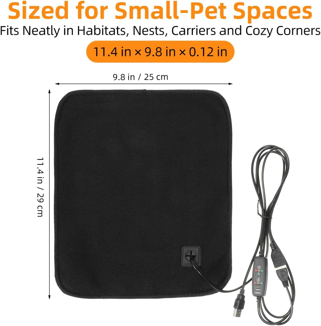 BESPORTBLE USB Heating Pad for Small Animals