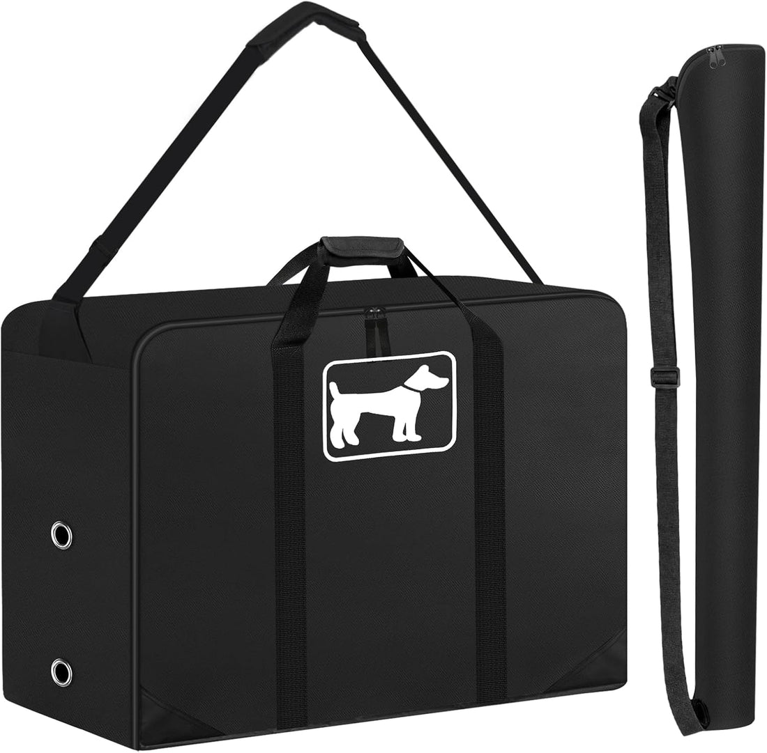 SIRUITON 2Pack 600D Dog Playpen Storage Bag Fits 32" H 8 Panels & 9