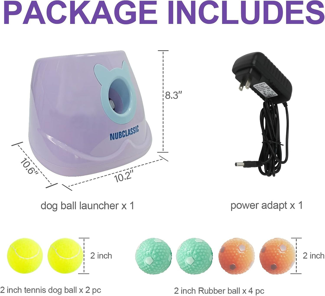 BESTHLS Automatic Dog Ball Launcher Tennis Ball Thrower Machine