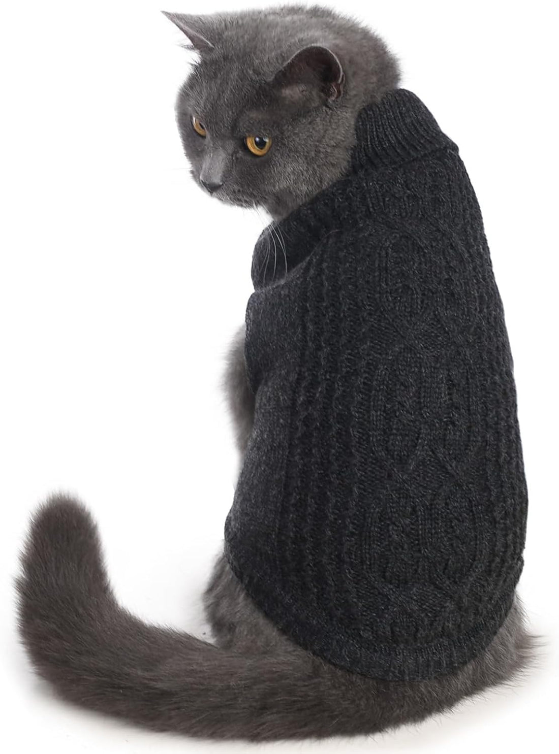 Cat Sweater Stretchy,19 Colors,6 Sizes,Snug Winter Cat/Dog Outfit
