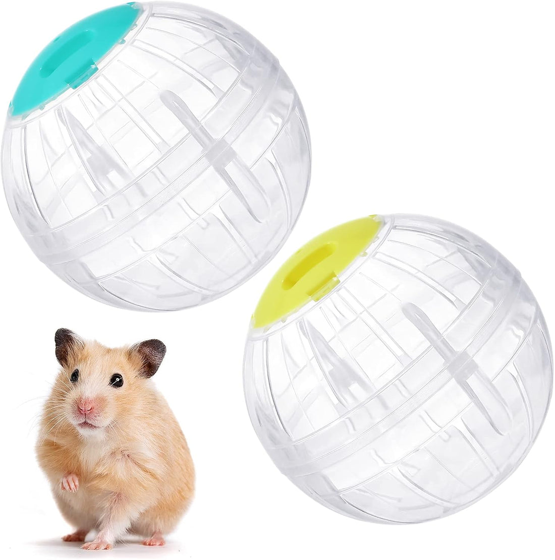 Sumind 2 Pcs Hamster Exercise Ball, 5.7 Inch Guinea Pigs Running Balls