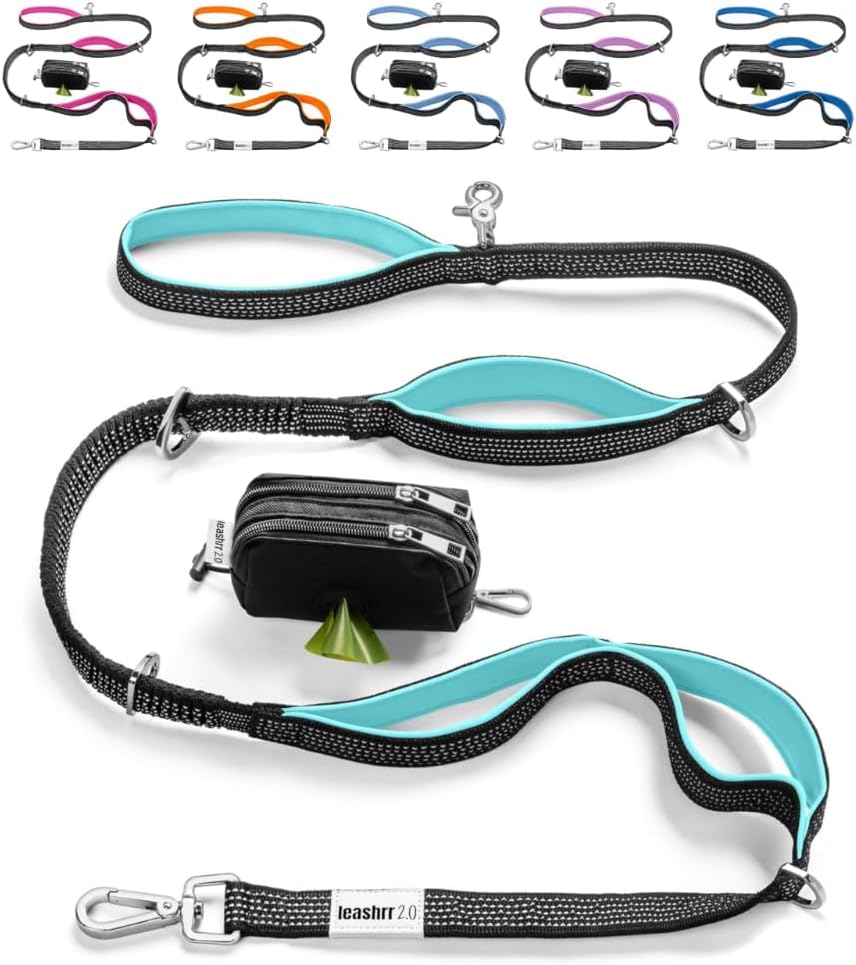 Dog Poop Bag Holder for Leashes and Treat Holder with 3 Waterproof