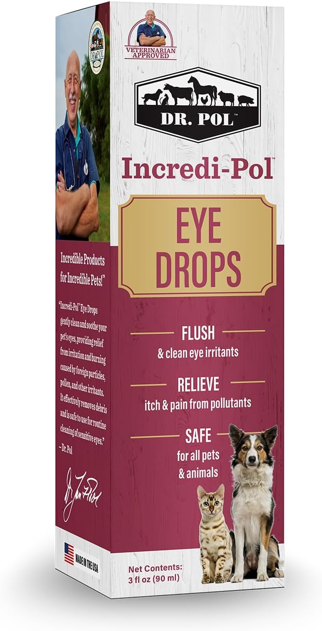 Dr. Pol Incredi-Pol Eye Drops for Dogs, Cats, and All Animals