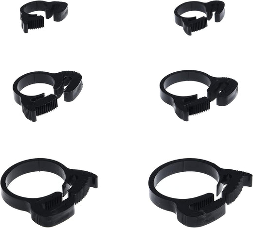Reef Aquarium Nylon Hose Clamps Set, 8.1-32.5mm, 36pack