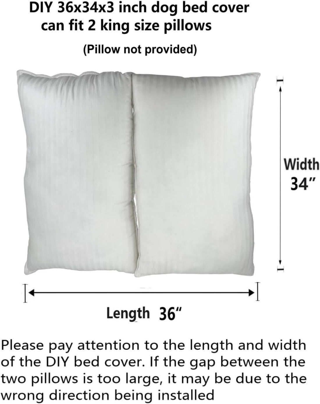 Do It Yourself Dog Bed Cover Waterproof Stuff Pillow Cover