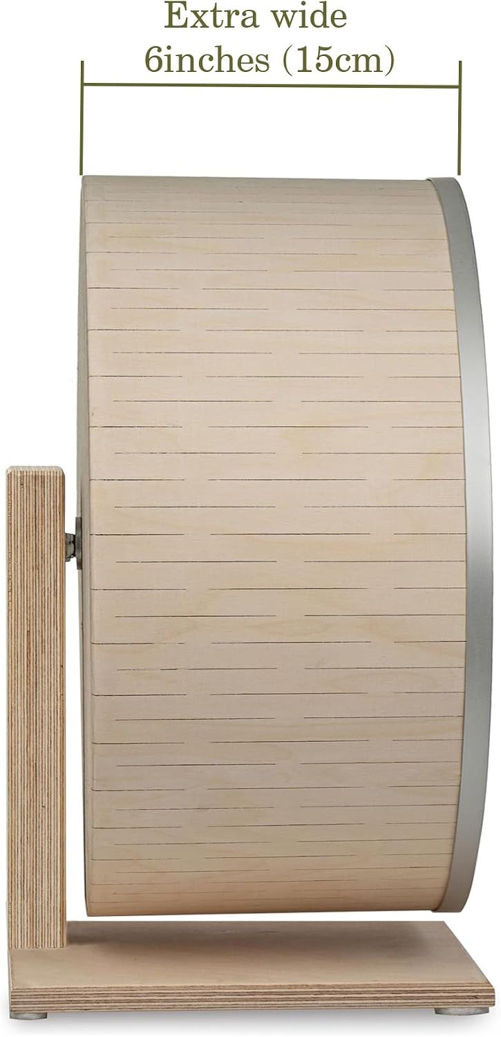 Exercise Wheel for Tortoises, Extra-Wide 15 cm Running Surface
