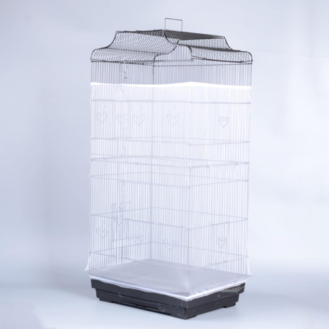 Bird Cage Seed Catcher, Large Airy Gauze Seeds Bird Cage Cover Guard