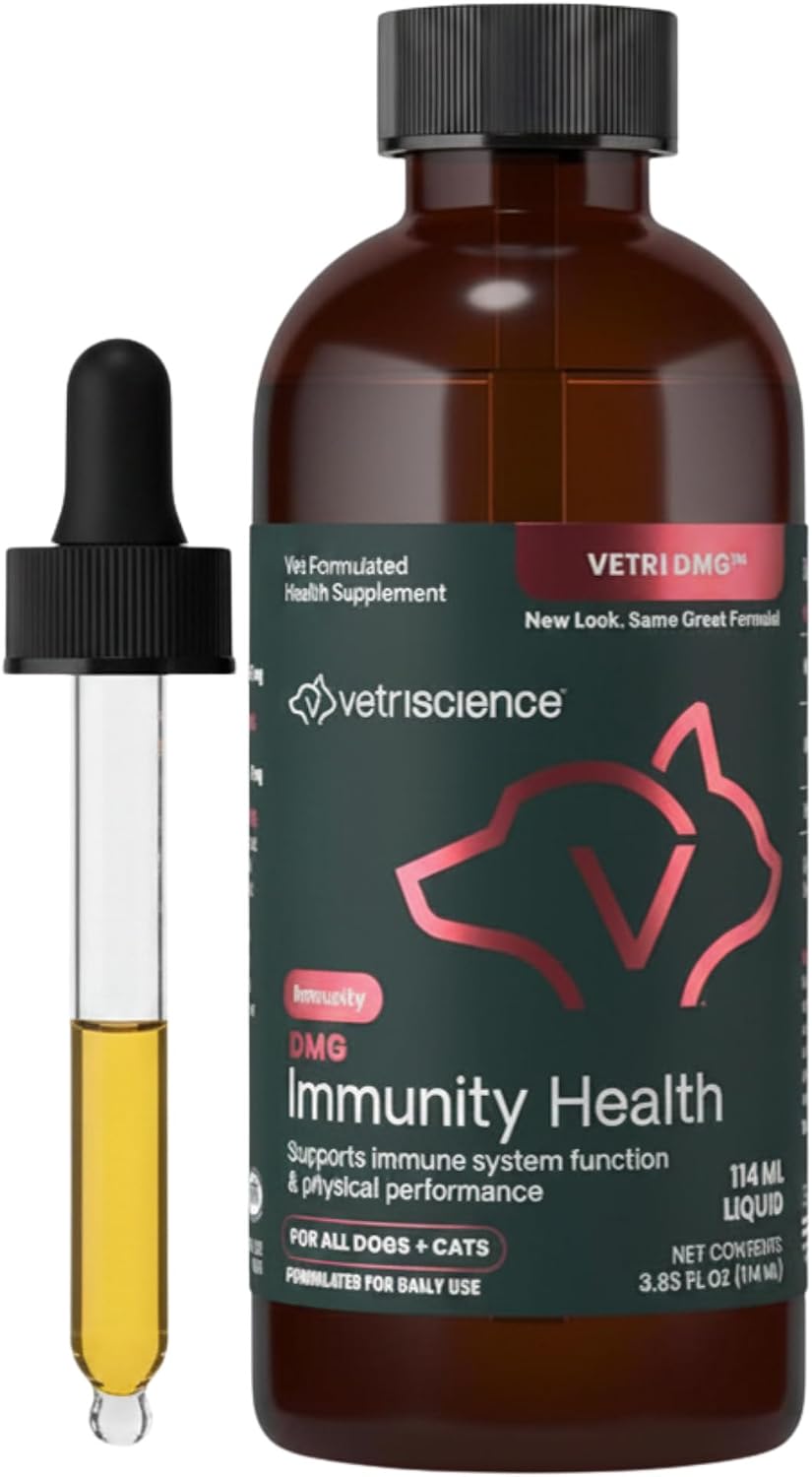 VetriScience DMG Immunity Health Easy-Dose Liquid for Dogs and Cats