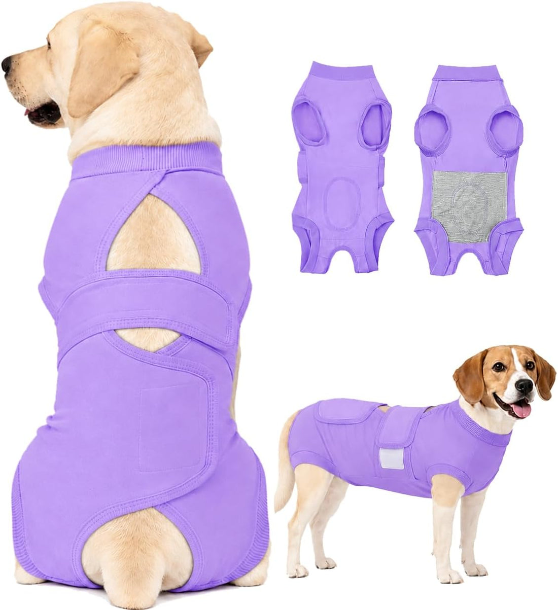 Lukovee Recovery Suit for Dogs, Female Male Spay Neuter Surgery Onesie