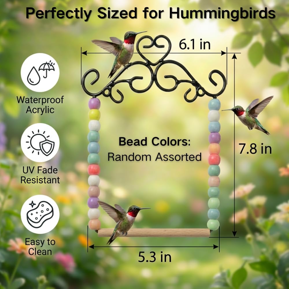 Hummingbird Swing & Perch for Outdoor