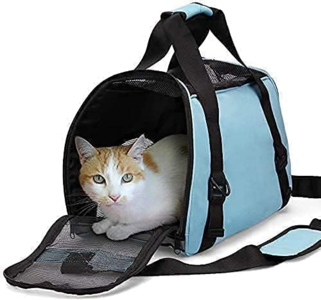 ZaneSun Cat Carrier,Soft-Sided Pet Travel Carrier for Cats,Dogs Puppy