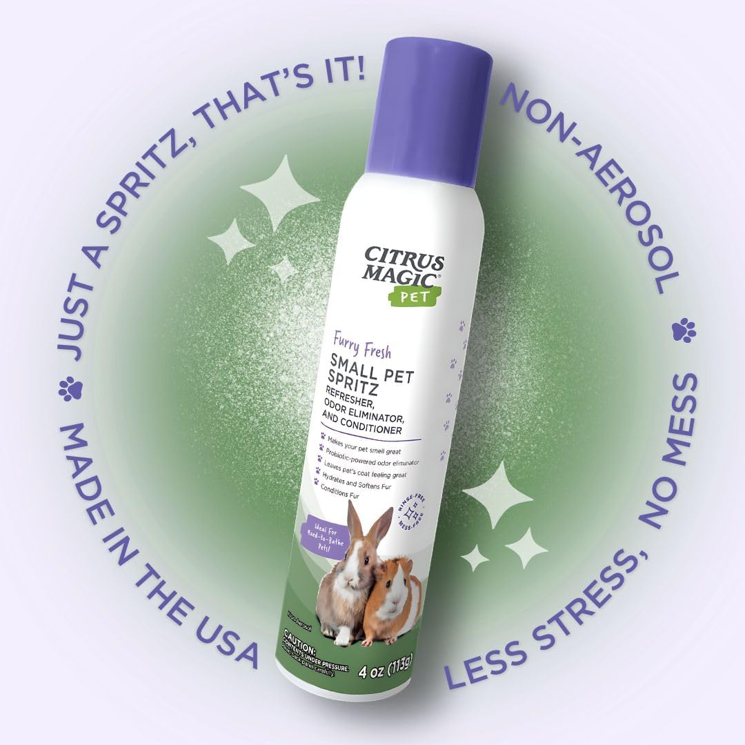 Citrus Magic Pet Small Pet Spritz Refresher, Furry Fresh, 4 Ounce