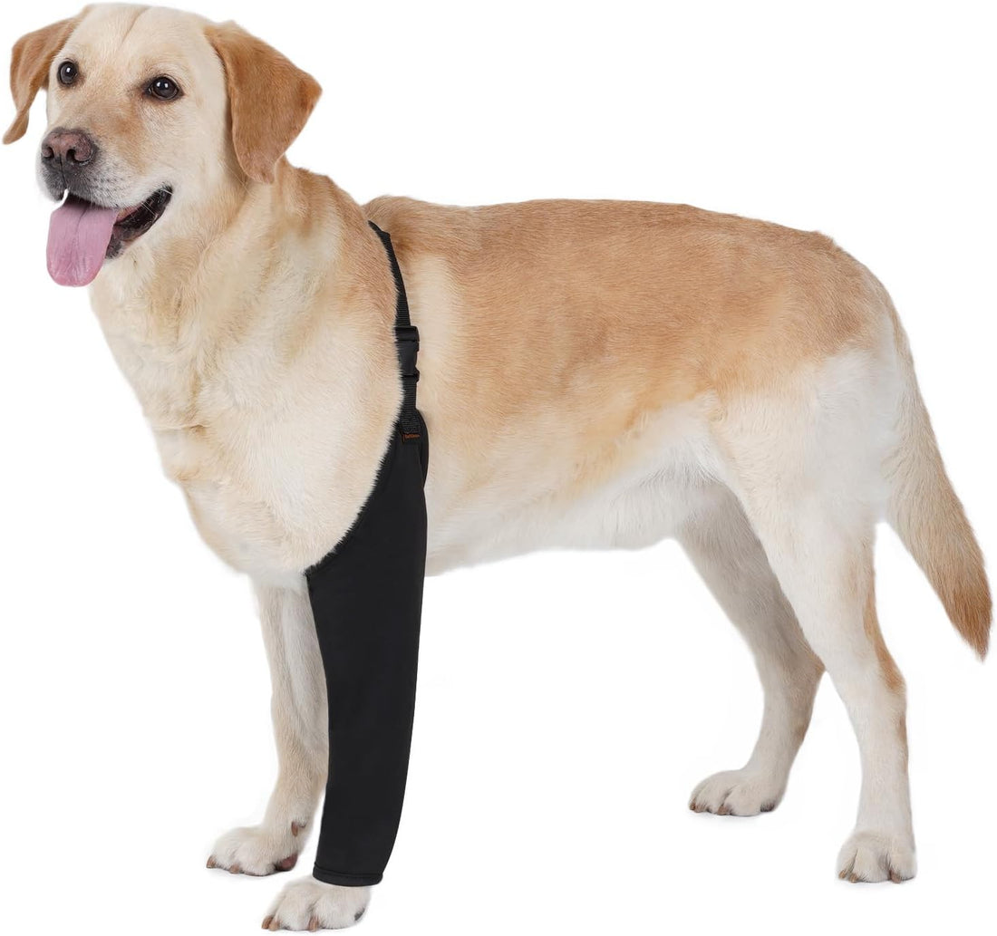 BARKLESS Dog Leg Sleeve for Front Single Leg After Surgery to Stop