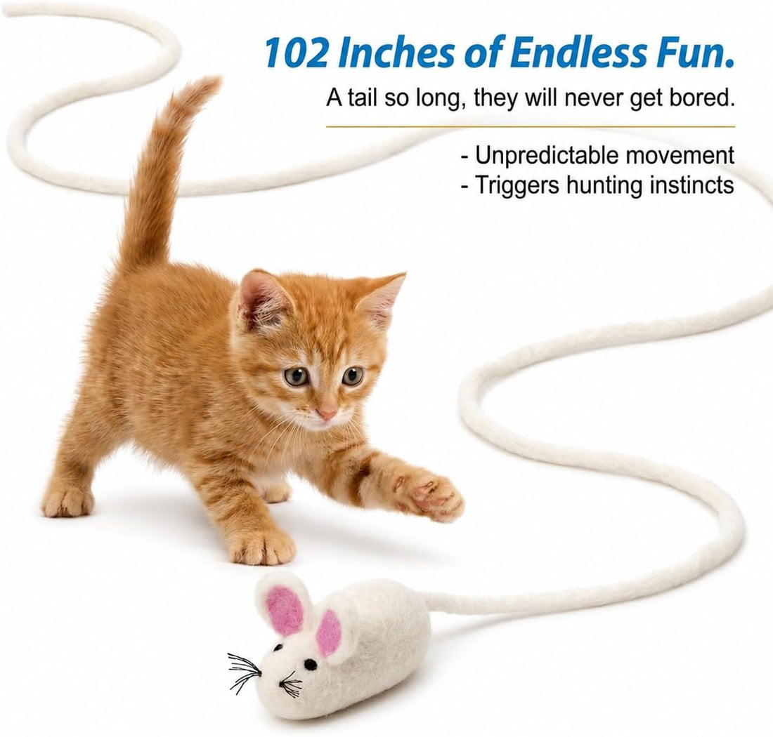 Glaciart One Felt Mouse Cat Toy
