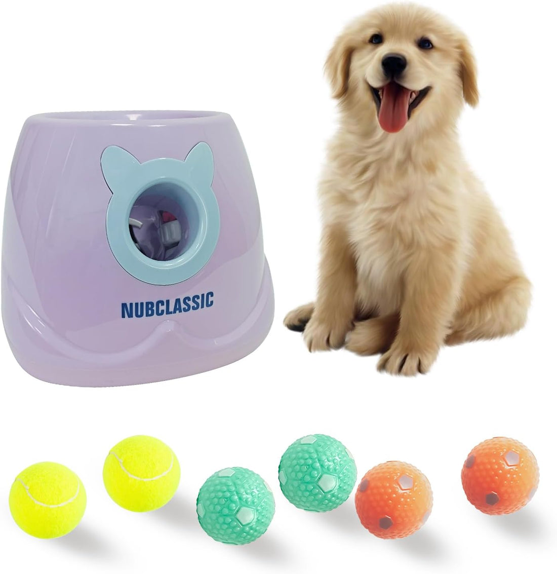 BESTHLS Automatic Dog Ball Launcher Tennis Ball Thrower Machine