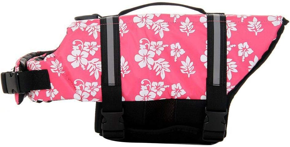ChezAbbey Dog Life Jacket Adjustable Dog Lifevest Swimsuit Safety