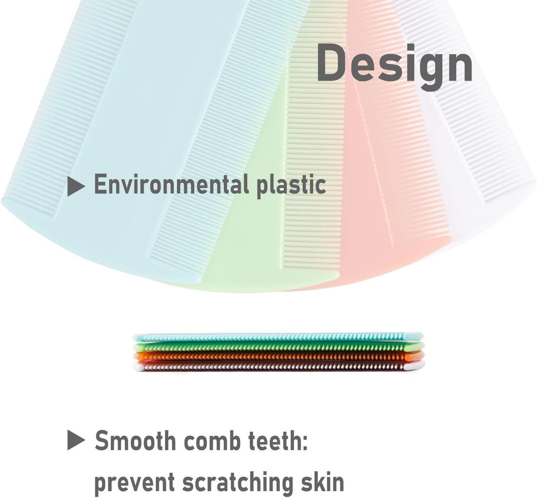 Flea Comb for Cats, 4 Pcs Lice Comb for Dogs