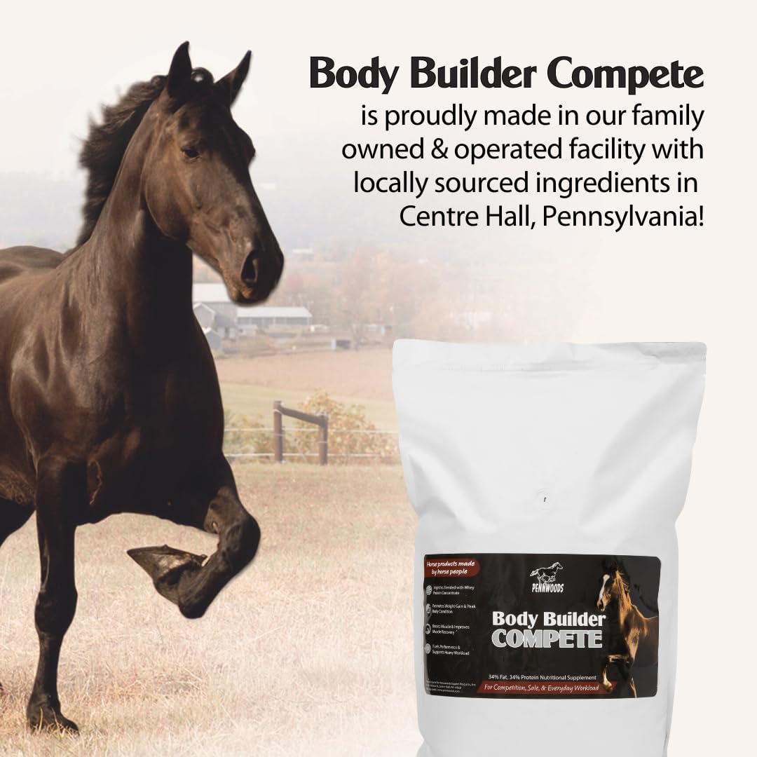 Pennwoods Body Builder Compete Horse Weight Gain Supplement 11 lb Bag