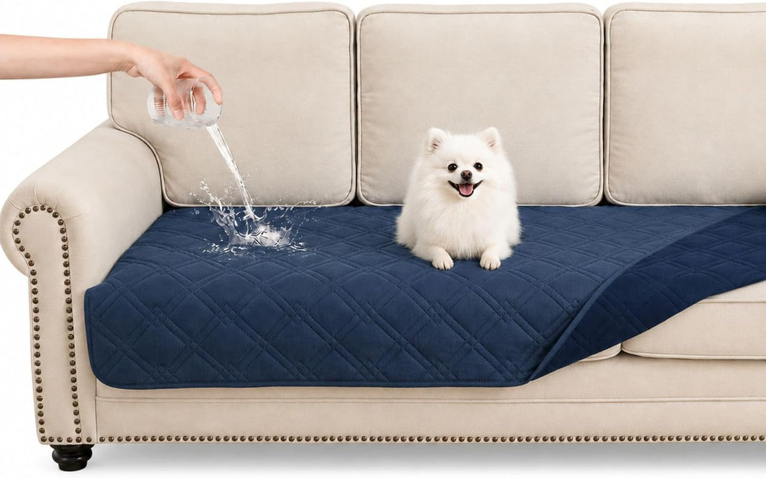 Waterproof 7 Layer Reversible Couch Covers for Dogs Bed Blanket