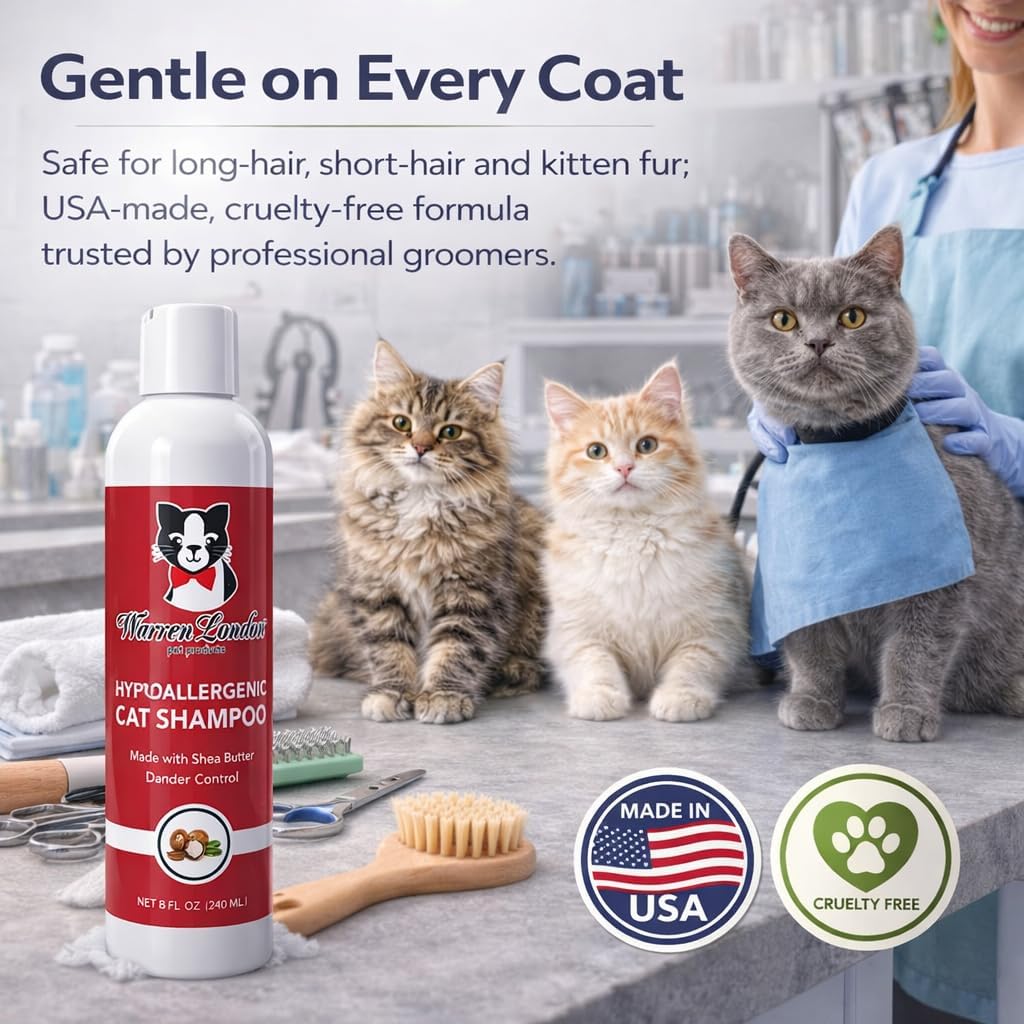 Warren London Hypoallergenic Cat Shampoo + Conditioner