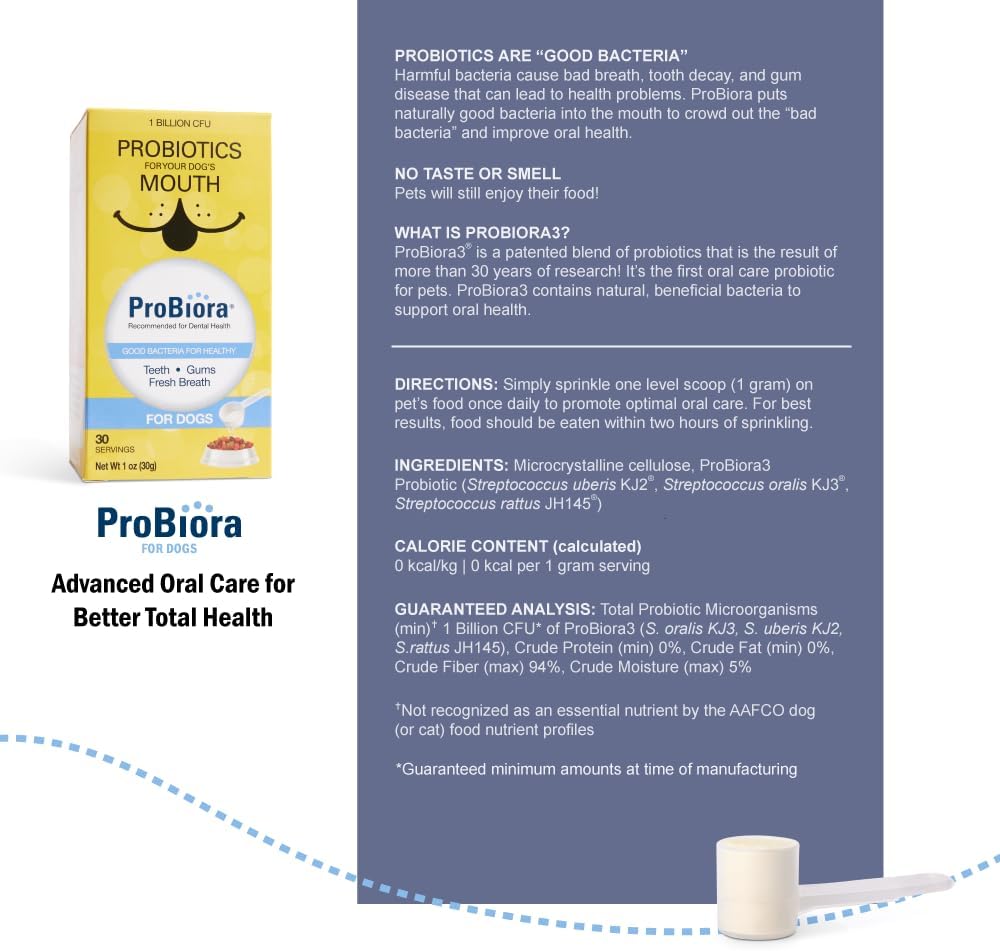 Probiora for Dogs | Dog Probiotic Supplement for Oral Care