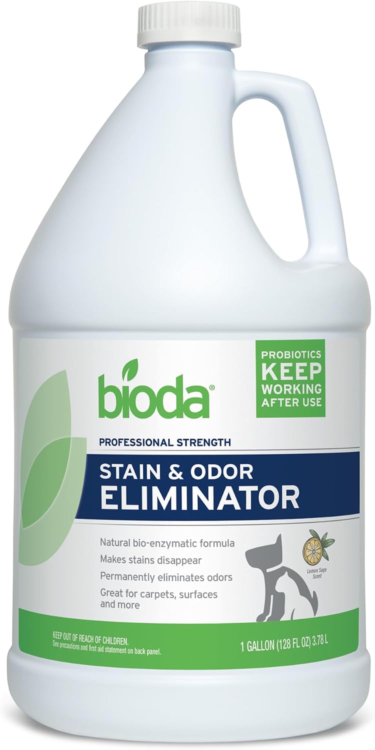 Bioda Commercial Strength Enzymatic Stain & Odor Eliminator for Pets