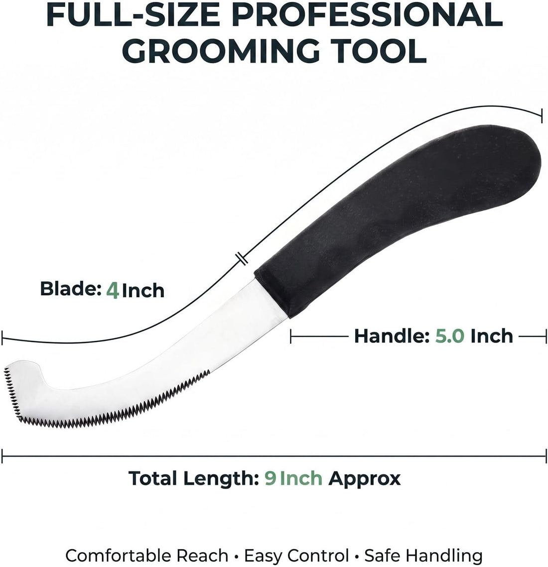 Pro Farrier Grooming Bugs Bot Knife– Stainless Steel Blade
