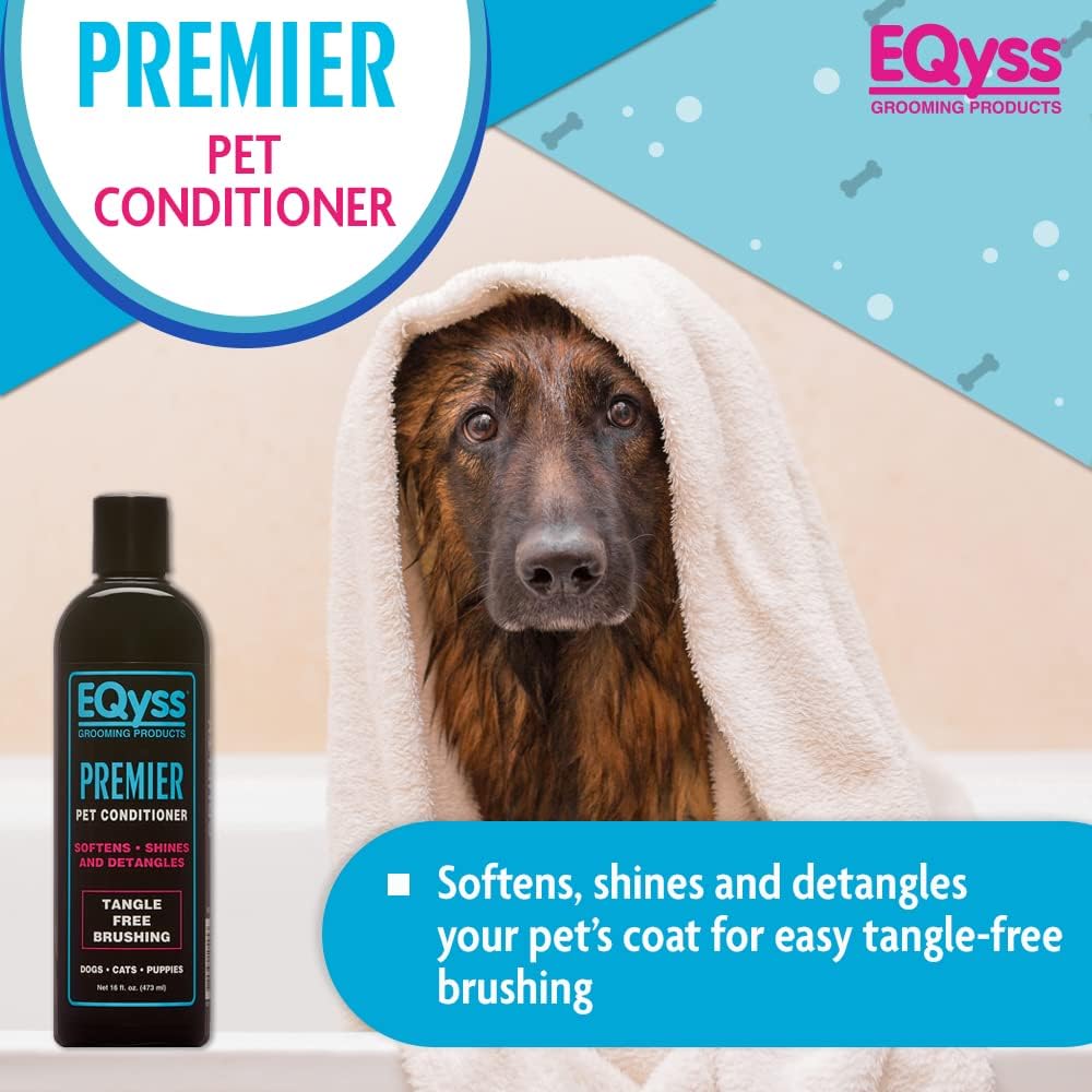 EQyss Premier Pet Conditioner - Moisturizes, Softens