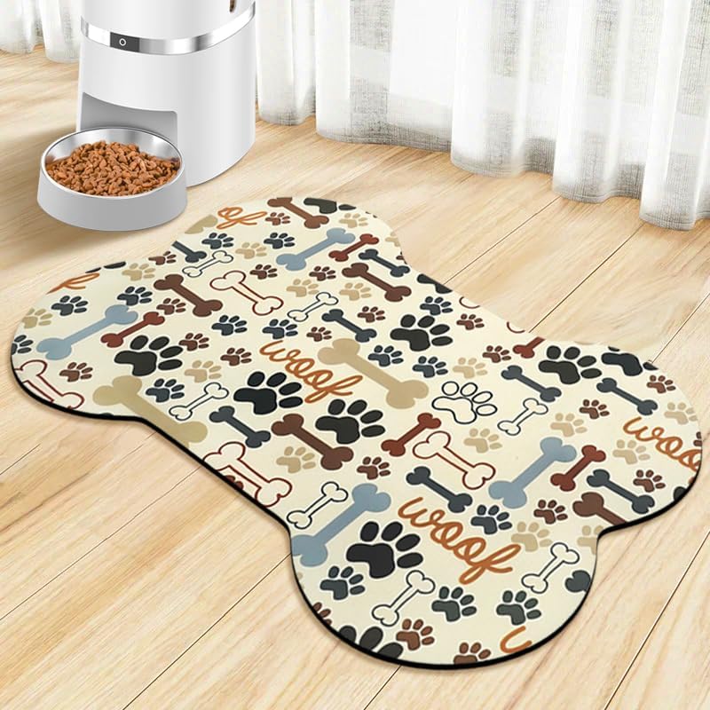 Dog Food Mats for Floors Waterproof